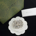 Gucci Brooch Silver 184404