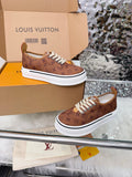 Louis Vuitton Brown Monogram Low-Top Sneakers — hero