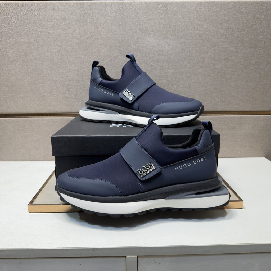 Hugo Boss Strap Slip-On Sneakers — front