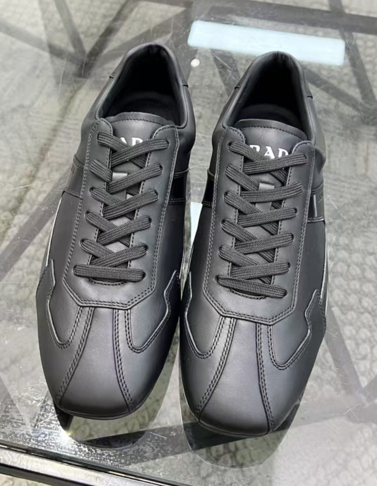 Prada Panel Lace-Up Sneakers — hero