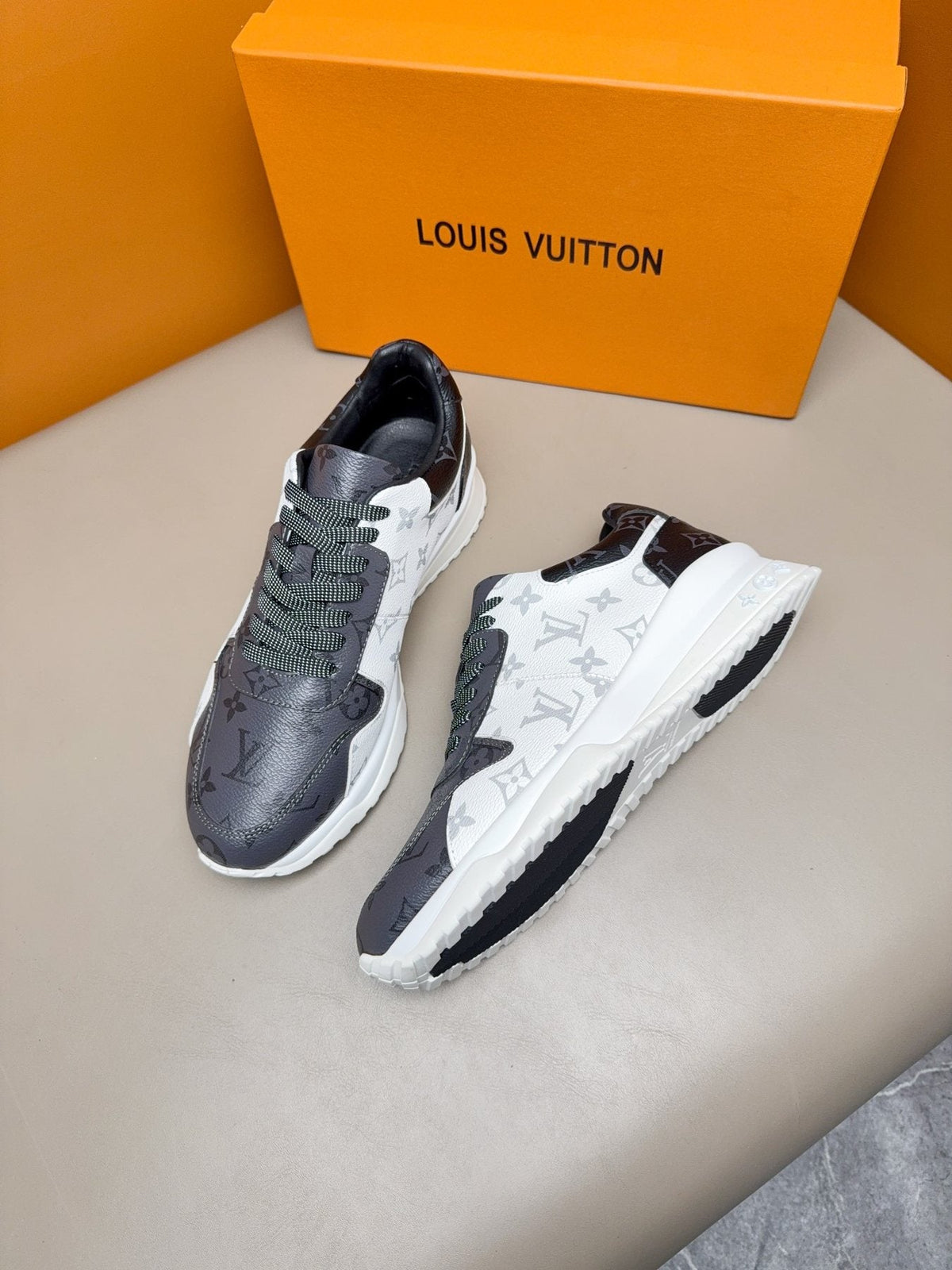 Louis Vuitton Monogram-Pattern Sneakers — side